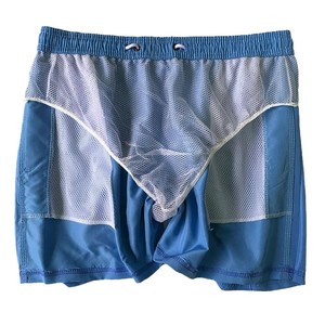 <b>Men's</b> Solid <b>Green</b> Quick Dry Drawstring <b>Shorts</b> Casual Mid Waist <b>Short</b> <b>Shorts</b> Polyester Fabric Woven Plain Dyed Style OEM ODM - Product Image 5