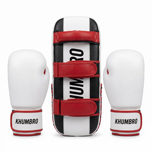 Ensemble d'entraînement de boxe Khumbro – Gants de boxe professionnels et protège-poitrine, équipement robuste de kickboxing et d'arts martiaux - Product Image 6