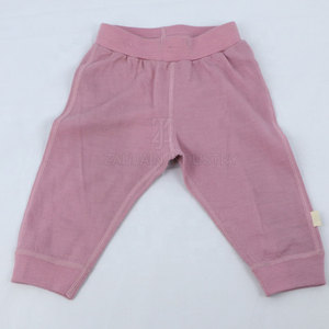 Leggings bébé slim fit en mélange de spandex/coton, respirants, légers, confortables, basiques pour tous les jours - Product Image 2