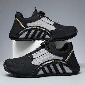 Men Casual <b>Sneakers</b> Rotating Button Summer Breathable Sport <b>Shoes</b> Lightweight Outdoor Mesh Running <b>Shoes</b> Athletic Jogging <b>Shoes</b> - Product Image 4