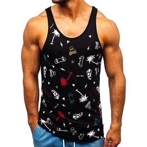 Camiseta sin Mangas para Hombre, Diseño Más Demandado del 2026, Sublimada, Transpirable, Casual, Antiarrugas, Personalizable, Tejido de Alta Calidad, Última Moda - Product Image 1