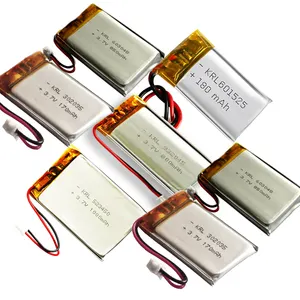 Chất lượng tốt nhất giá rẻ 3.7V 330mAh Lithium Ion Pouch 602030 có thể sạc lại pin với PCM