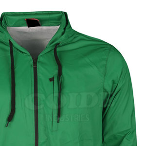 Ensemble coupe-vent de haute qualité, veste à capuche et pantalon assortis, ensemble de survêtement coupe-vent avec logo personnalisé - Product Image 3