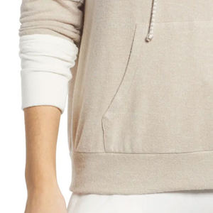 Sudadera con Capucha de Estilo Minimalista, Color Sólido, con Bolsillo Frontal, Sudadera con Capucha de Color Sólido a la Moda, con Estampado de Logotipo y Cordones para Mayor Comodidad - Product Image 6