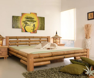 Traditional Mahogany Wood Bedroom Set for Hotels Solid Wood Bed with Drawers Hand Carved Space-Saving Features - Product Image 4