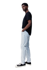 กางเกงยีนส์ผ้ายืดสำหรับผู้ชายดีไซน์ใหม่ผ้าเดนิมผ้าฝ้าย100% ฟอกได้ขนาดพลัสไซส์ - Product Image 4