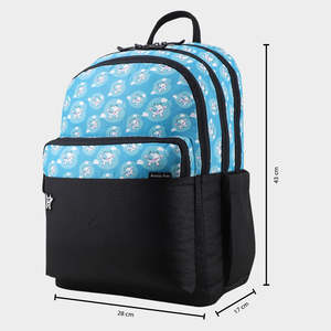 Sac à dos scolaire Arctic Fox Silly Calf à pois bleus pour garçons et filles, durable, imperméable, en nylon doublé de polyester PC - Product Image 6