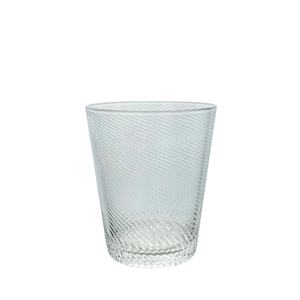 Vasos de Plástico Acrílico Transparente Vintage con Diseño de Sarga de 14 oz para Uso en el Hogar y Fiestas - Product Image 1