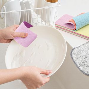 Set di 4 Spugne in Microfibra Riutilizzabili a 12 Strati, Ultra-Assorbenti, Multiuso per Pulizie in Cucina - Product Image 4