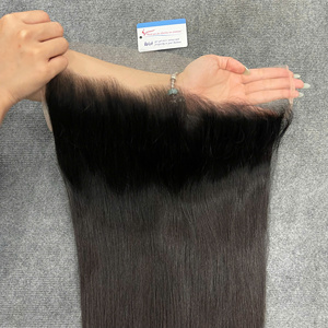 Hot sale vietnamese human hair frontal 13x6 natural color hd lace front wigs no shedding no <b>tangle</b> - Product Image 3