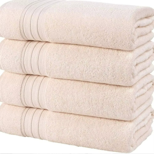 Serviette de bain personnalisée en gros pour hommes, couleur et taille personnalisées, 100% coton, serviette de bain blanche pour hôtel, vente en gros, serviette de bain douce pour hommes - Product Image 4