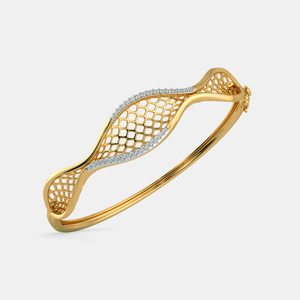 Aurora <b>Infinity</b> Wave Diamond Bangle - Product Image 1
