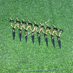 Professional High Quality Traditional <b>Barber</b> Scissors <b>Set</b> Stainless Steel Gold and Black Color Precision Hair Cutting Shears - Product Image 6
