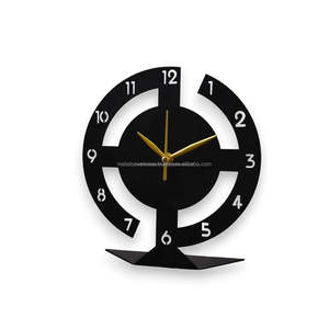 Best Customized Black Metal Desk <b>Clock</b> Modern <b>Table</b> <b>Clock</b> Personalized Office Decor Minimalist Silent <b>Clock</b> Gift for Home Office - Product Image 6