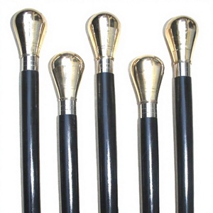 Bastón de madera con perilla de latón para caminar, diseño hecho a mano, Asa de latón - Product Image 1