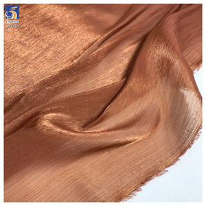 YX1389 Tela <span class=keywords><strong>de</strong></span> Organza Crepé Brillante y Suave <span class=keywords><strong>de</strong></span> Poliéster Marrón Café <span class=keywords><strong>de</strong></span> 50 g/m², la Más Vendida, para Confección <span class=keywords><strong>de</strong></span> Vestidos <span class=keywords><strong>de</strong></span> <span class=keywords><strong>Mujer</strong></span> - Product Image 3