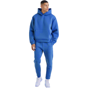 Chándal con Capucha Verde para Hombre, Estilo Casual, Color Sólido, con Bolsillos Laterales, Transpirable, 100% Algodón, Estilo Otoñal - Product Image 6