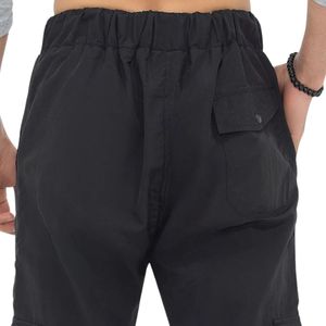 Pantalon cargo noir décontracté pour homme, pantalon utilitaire multi-poches, coupe droite, vêtements de travail, pantalon cargo en gros, vêtements personnalisés - Product Image 4