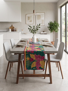 Camino de Mesa Bohemio de 17 x 80 Pulgadas, de Algodón Kantha, Accesorio Decorativo para Mesa de Comedor, Camino de Mesa Cómodo y Ecológico, Exportación al por Mayor - Product Image 5