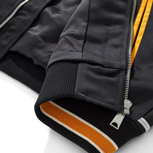 Custom Men's Baseball Satin <b>Jacket</b> for Men Embroidered Varsity Bomber Satin <b>Jacket</b> - Product Image 3