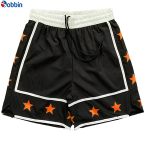 Shorts pour hommes personnalisés, best-sellers, pas chers, patchwork, impression sérigraphique, polyester, pour la course à pied, le basketball, l'entraînement, respirants, pour la salle de sport - Product Image 5