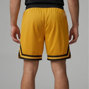 Shorts de basket-ball en mesh de haute qualité pour hommes, shorts de sport en mesh pour hommes, shorts de football unis pour hommes, shorts de course personnalisés pour le basket-ball - Product Image 2