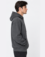 Sweater Pria Musim Dingin Bahan Fleece Katun 100% Berlapis Bordir, Model Crewneck Oversize Tebal dan Bernapas, Custom