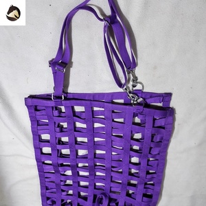 Haybag ตาข่ายหญ้าแห้งแบบปรับได้สำหรับอุปกรณ์เสริมกระเป๋าหญ้าแห้งสำหรับม้ามืออาชีพฟีดอย่างช้าๆมีทุกสีและขนาด - Product Image 3
