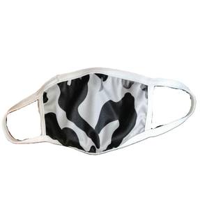 Mascarilla Facial de Tela de Lujo Reutilizable, Transpirable, Negra, con Diseño de Halloween o Boda, con Bolsillo para Filtro, Logotipo Impreso - Product Image 1