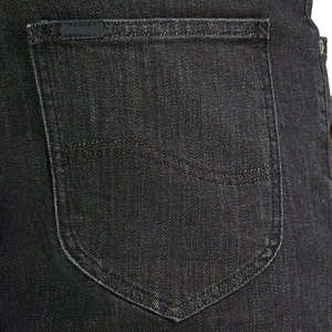 Shorts en jean pour homme, taille mi-haute, couleur unie, en coton tissé, style décontracté, ourlet retroussé, respirant, design personnalisé - Product Image 5
