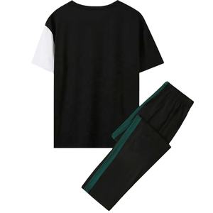 OEM Personnalisé Hommes Gym Survêtement Slim Ajusté Imprimé Sport Porter Deux Pièces Survêtement D'hiver Blanc Grande Taille Vêtements De Sport - Product Image 2