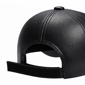 Casquette en cuir pour compétition sportive - Évacuation de l'humidité, sangle réglable, unisexe, adulte, usage quotidien, service OEM, toutes saisons, logo personnalisé - Product Image 6
