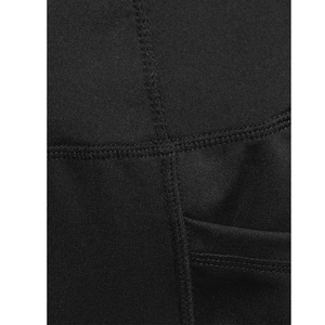 New Design Logo Custom Made Women's High Waist Four-Way Stretch Lightweight Knee Length SpandexPolyester Leggings Small Plus - Product Image 3