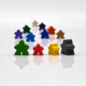 Colorful <b>Wooden</b> Star Figurines Handmade Painted Freestanding Decor Art Collectible <b>wooden</b> crafting set of 15 - Product Image 1