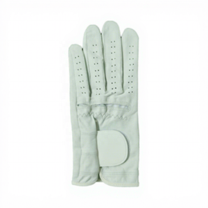 Gant de golf perforé avec logo personnalisé en PU, antidérapant, imperméable, avec sangle de poignet réglable pour les mains et les sports - Product Image 6