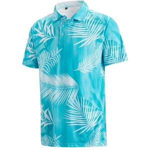 Camisetas Hawaianas de Alta Calidad, Fiesta Hawaiana, Spandex/Poliéster para Hombre, Cuello Redondo, Aloha Beach, Camiseta Tropical de Verano para Hombre - Product Image 3