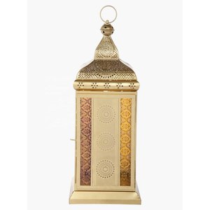 Farol de vela vintage de hierro y metal resistente al calor, decorativo para colgar en patio, jardín, casa de campo, decoración de Pascua - Product Image 5