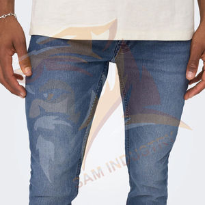 Pantalones Vaqueros de Mezclilla para Hombre, de Buena Calidad y Estilo Moderno, Diseño Vintage, Gran Venta - Product Image 3