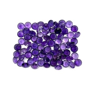 Natural African Amethyst Round Cut Shape Loose Gemstone Sizes 3-10 MM , Purple Semi-Precious Stone for Jewelry Making - Product Image 6