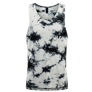 Nouvel Arrivage Débardeur Femme Tie-Dye en Polaire Spandex/Coton Côtelé Séchage Rapide Respirant Anti-Boulochage Décontracté Grande Taille Sans Manches - Product Image 3