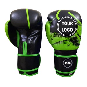 Personalizar negro profesional guantes de entrenamiento de boxeo de alta calidad personalizado barato guantes de boxeo para el entrenamiento de boxeo - Product Image 1