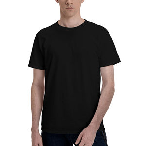 Camiseta de Manga Corta con Cuello Redondo para Hombre, con Estampado Digital Frontal, Logotipo Personalizado, Mezcla de Poliéster/Algodón, Transpirable y de Secado Rápido, Corte Regular - Product Image 1