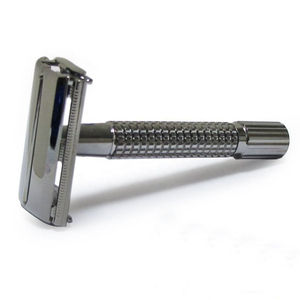 Maquinilla de Afeitar Tradicional Premium para Hombre, de Acero Inoxidable, con Una Sola Cuchilla, Afeitado Suave para Cara y Cuerpo, Logotipo Personalizado Kaamir - Product Image 5