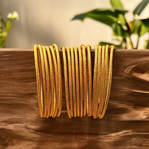 Peacock Gold Polish Jade and <b>Copper</b> <b>Bangles</b> 2*6-Trendy Fashion Bracelets - Product Image 2