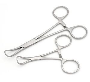 Pinzas para Toallas Backhaus, Manuales, de Acero Inoxidable, Uso Dental Profesional, Diseño Ergonómico de Bola y Encaje, Tamaño Personalizable - Product Image 2