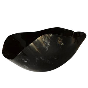 Bol en corne artisanal unique, décoration de table classique, bol en corne organique, matériau naturel, accessoire pour la maison, bol en corne design - Product Image 2