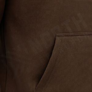 Sudadera con capucha de algodón extragrande teñida lisa con logo bordado personalizado para pedidos de promoción de marca, ajuste suave, color personalizado - Product Image 5