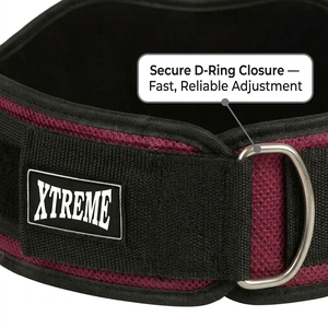 Cinturón de levantamiento de pesas de nailon ligero, tamaño personalizado, para sesiones de entrenamiento, cinturón de entrenamiento de cintura, color personalizado, equipo deportivo - Product Image 3