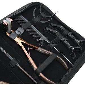 Professional Grade <b>Hair</b> Extension Tools Set Three Hole Nano Ring Pliers Micro Bead Remover and <b>Hair</b> Parting Comb Salon Use - Product Image 4