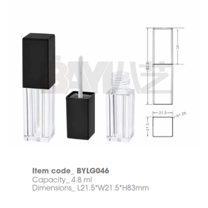 Tube vide de haute qualité pour gloss et correcteur liquide, avec couvercle brillant, idéal pour l'huile à lèvres - Product Image 1